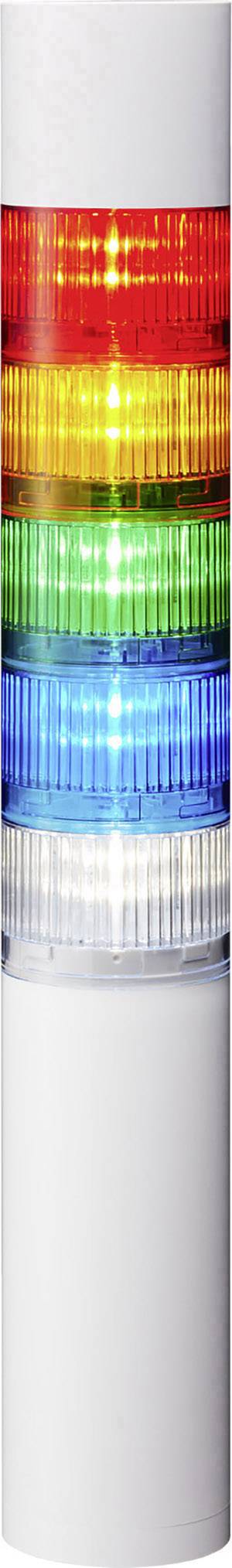Patlite Signalsäule LR6-5M2WJBW-RYGBC LED 5-farbig, Rot, Gelb, Grün, Blau, Weiß 1St.