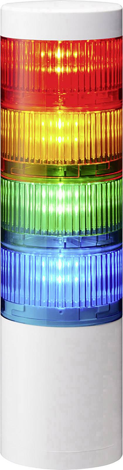 Patlite Signalsäule LR7-502WJBW-RYGBC LED 5-farbig, Rot, Gelb, Grün, Blau, Weiß 1St.