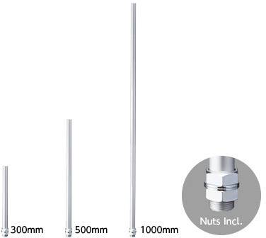Patlite POLE22-0500AT Signalgeber Aluminiumrohr POLE22