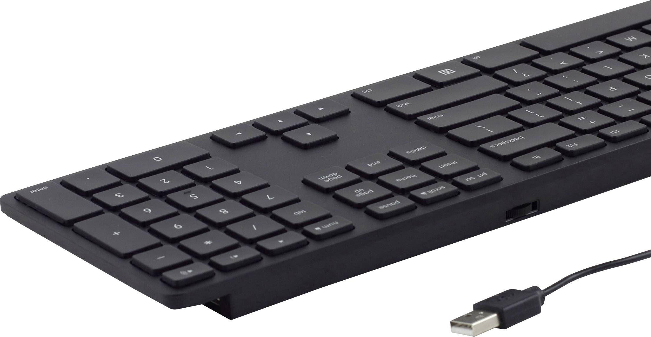Matias FK318PCLBB-DE USB Tastatur Deutsch, QWERTZ, Windows® Schwarz Beleuchtet