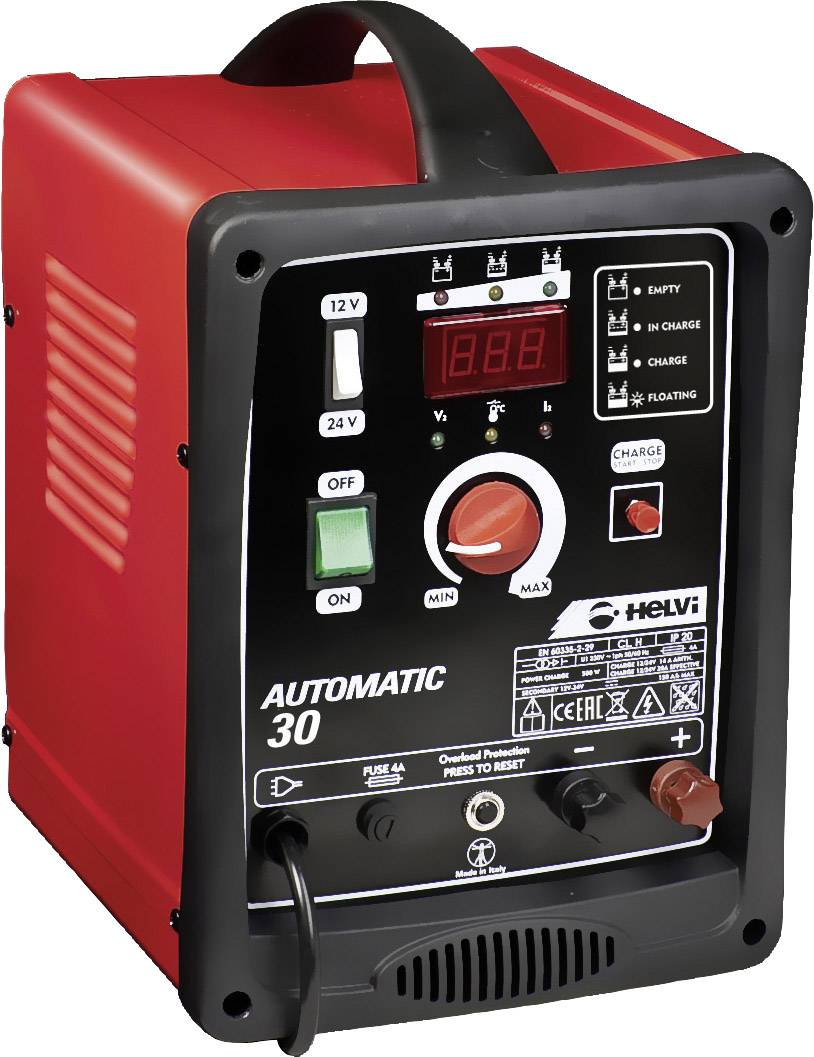 Helvi 77232 Kfz-Ladegerät 12 V, 24V 30A