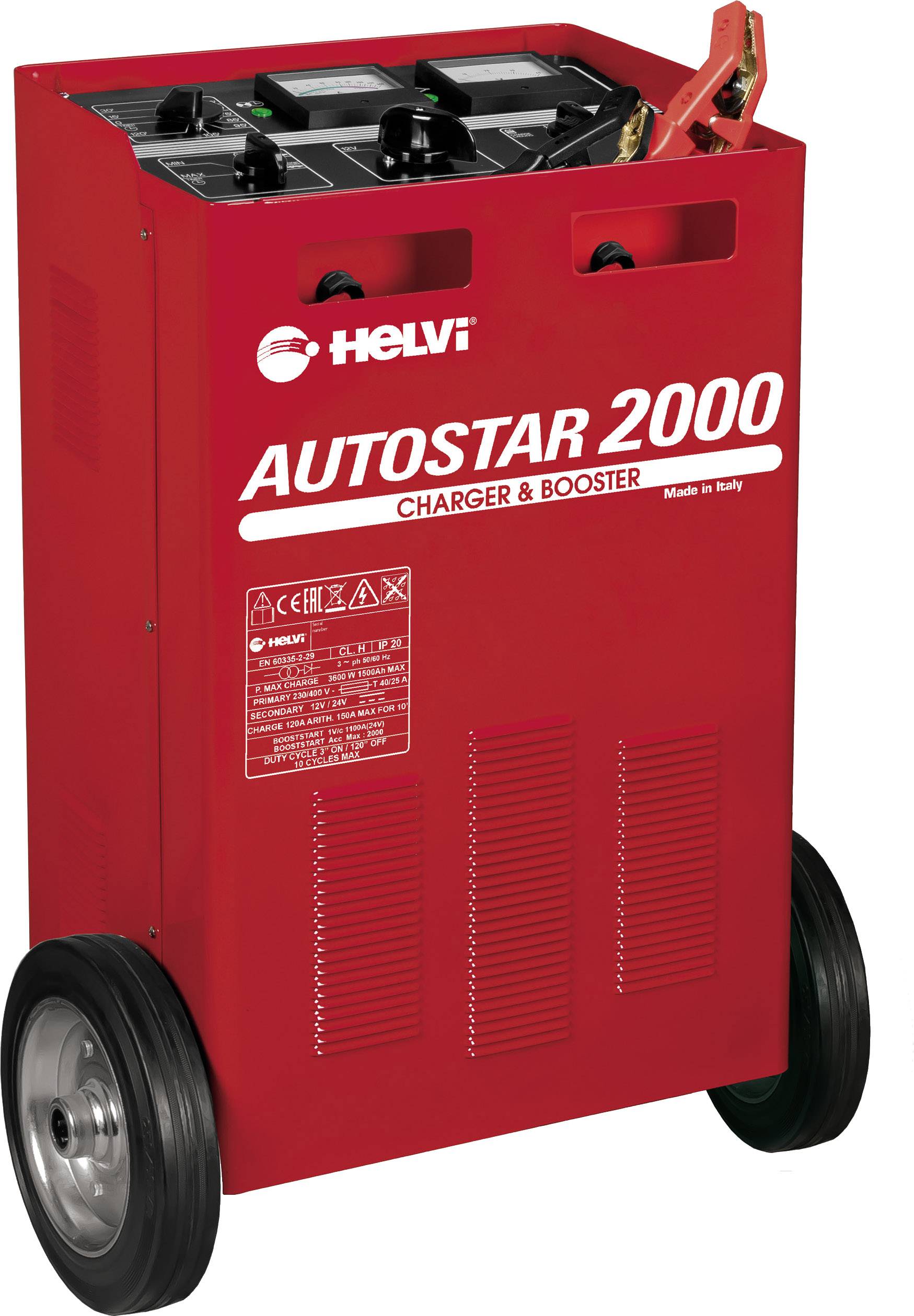 Helvi Autostar 2000 77224 Kfz-Ladegerät 12 V, 24V 120A