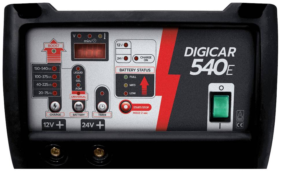 Helvi Digicar 540 E 77230 Kfz-Ladegerät 12 V, 24V 55 A, 27.5A 55 A, 27.5A