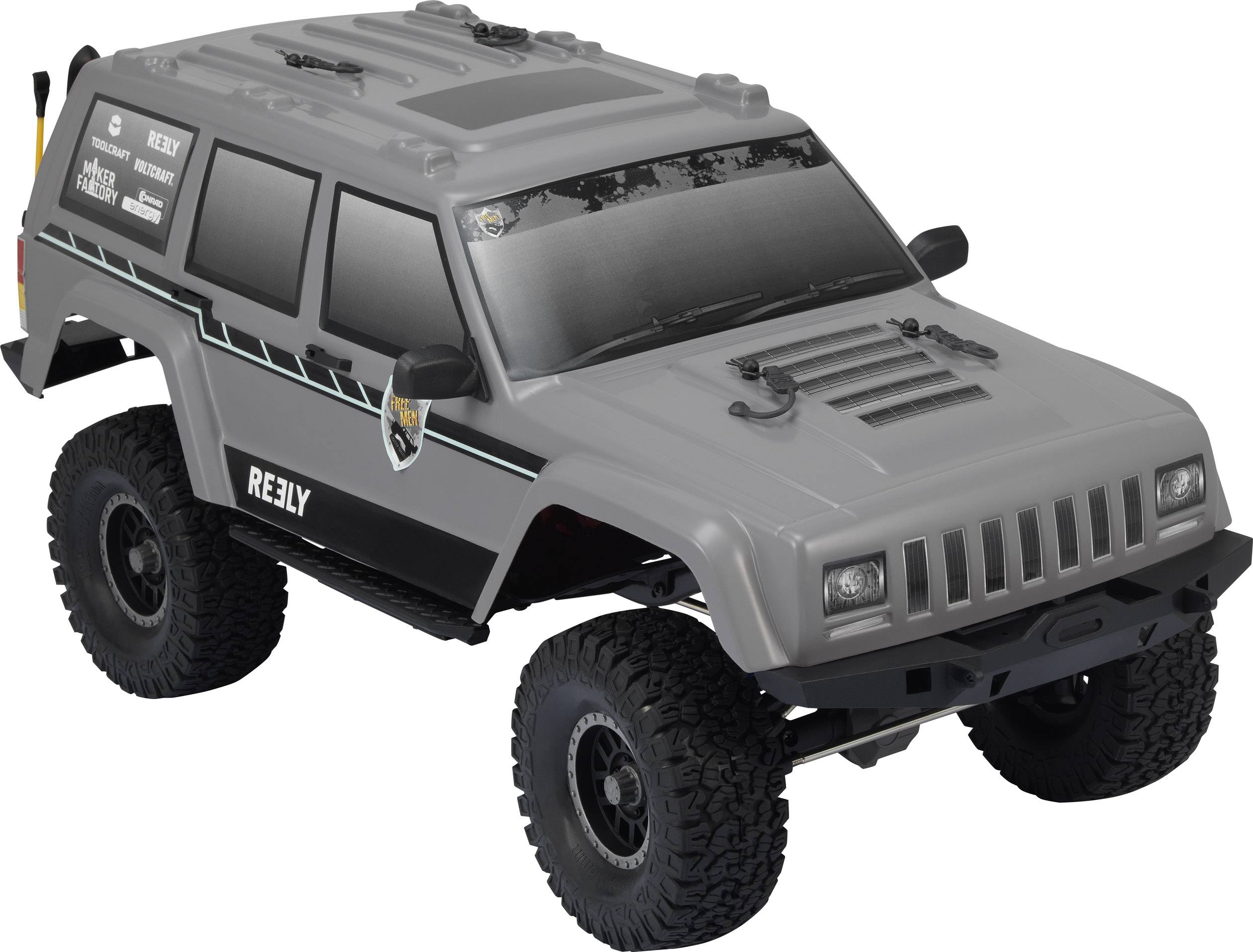 Reely Free Men  1:10 RC Modellauto Elektro Crawler Allradantrieb (4WD) Steck-Bausatz