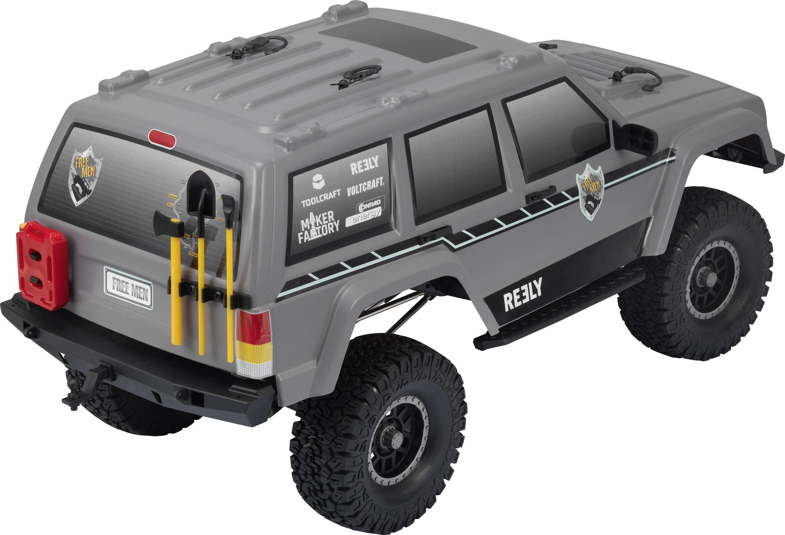 Reely Free Men  1:10 RC Modellauto Elektro Crawler Allradantrieb (4WD) Steck-Bausatz