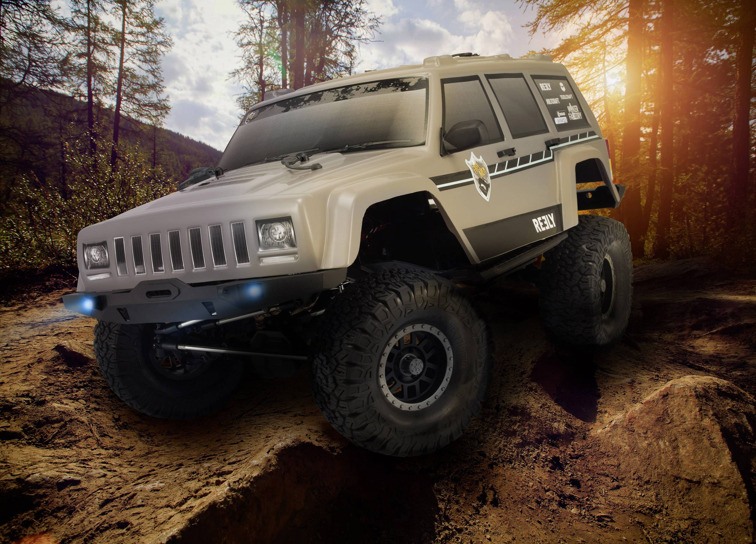 Reely Free Men  1:10 RC Modellauto Elektro Crawler Allradantrieb (4WD) Steck-Bausatz