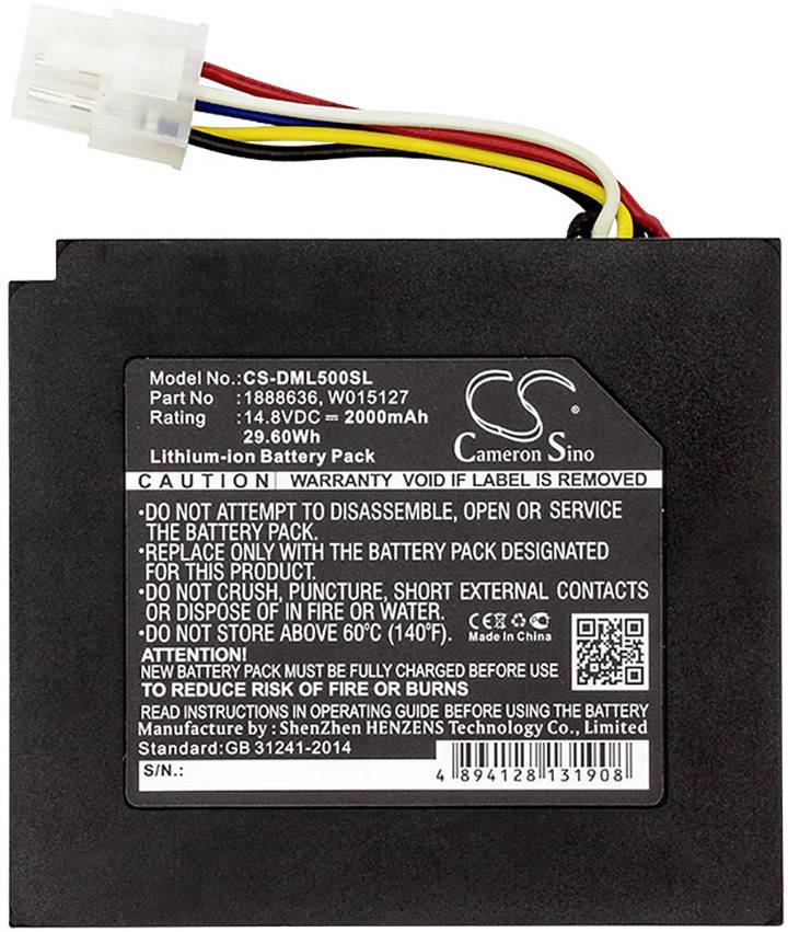 Beltrona BELDML500SL Drucker-Akku 14.8V 2000 mAh ersetzt Original-Akku (Original) 1888636, 634169A, W015127