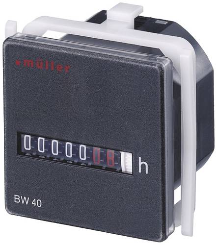 Müller BW 40.18 24V 60Hz Betriebsstundenzähler Rollenzählwerk