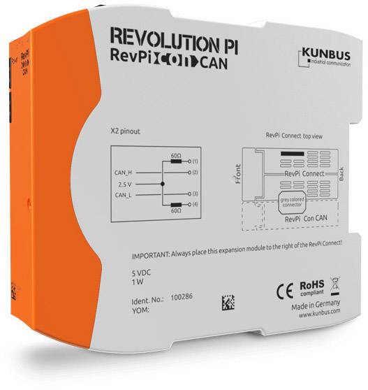Revolution Pi by Kunbus PR100286 RevPi Con CAN Busmodul 1 St.