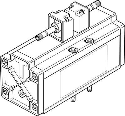 FESTO Magnetventil 14545 JMDH-5/2-3/4-D-4 Anschlussplatte Nennweite (Details) 18 mm 1 St.