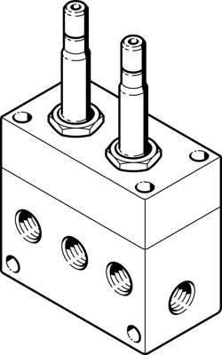 FESTO Magnetventil 4861 MC-5/4-1/2 G 1/2 1 St.