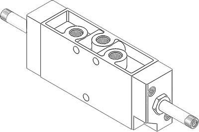 FESTO Magnetventil 8821 JMFDH-5-1/8G 1/8 Nennweite (Details) 5mm 1St.