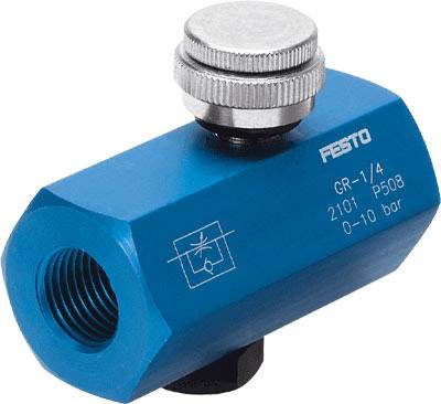 FESTO Drosselrückschlagventil 2101 GR-1/4 0.5 bis 10 bar 1St.
