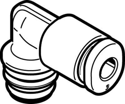 FESTO Winkelverbinder 132853 QSPLKG10-3 Außengewinde: M5