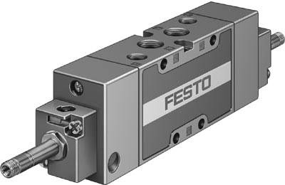 FESTO Magnetventil 19786 MFH-5/3E-1/4-B G 1/4 Nennweite (Details) 10 mm 1 St.