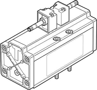 FESTO Magnetventil 14546 MDH-5/3G-3/4-D-4 Anschlussplatte Nennweite (Details) 18 mm 1 St.