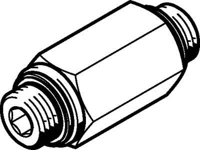 FESTO Rückschlagventil 11689 H-1/4-B 0.4 bis 12 bar 1St.