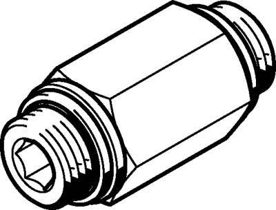 FESTO Rückschlagventil 11690 H-3/8-B 0.4 bis 12 bar 1St.