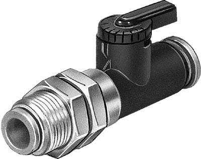 FESTO QHS-QS-6 153485 Standard-Kugelhahn -1 bis 10 bar 1St.