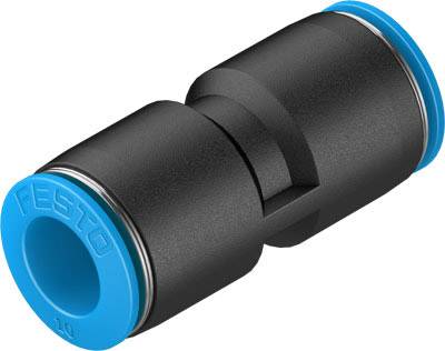 FESTO Gerade-Verbinder 130689 QS-10-50 Rohr-Ø: 10 mm 1 St.