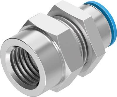 FESTO Steckverschraubung 153166 QSSF-1/4-8-B 1 St.