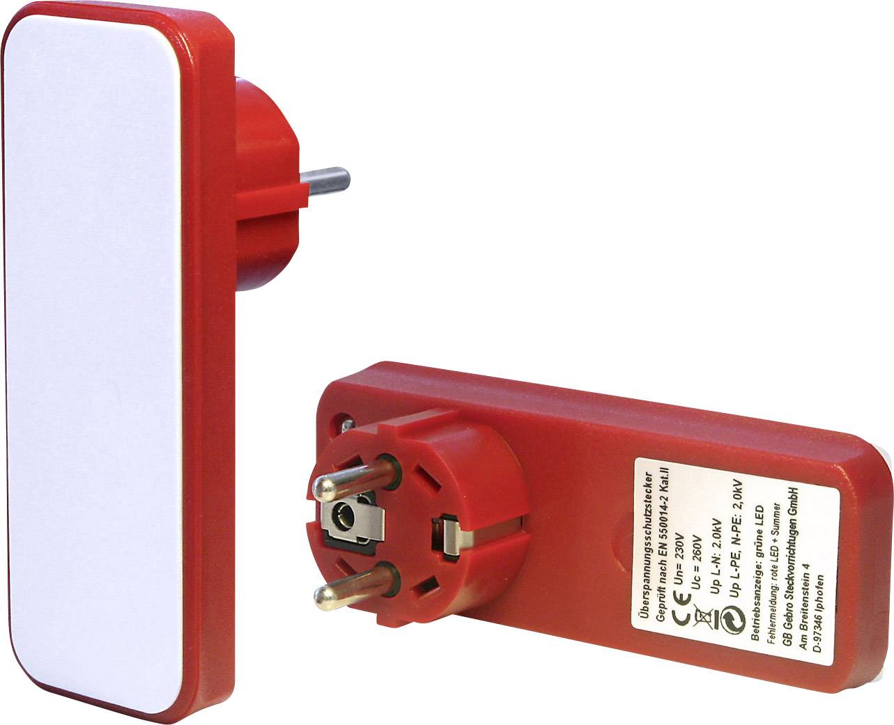 Gebro 106656 Überspannungsschutz-Zwischenstecker