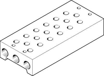FESTO Anschlussblock 11902 PRS-1/8-6-B