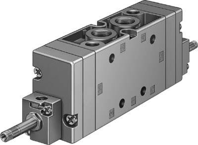 FESTO Magnetventil 19707 MFH-5/3G-3/8-B G 3/8 Nennweite (Details) 12 mm 1 St.