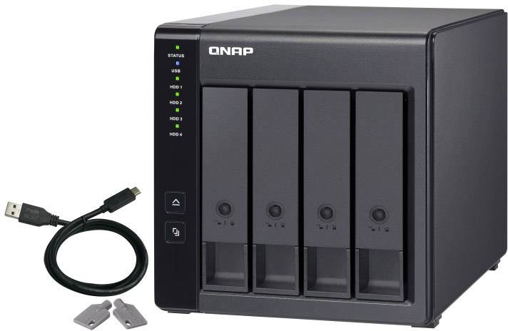 QNAP TR-004 SATA-Festplatten-Gehäuse 2.5 Zoll, 3.5 Zoll USB-C®