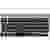 BakkerElkhuizen M-board 870 Bluetooth-Tastatur Französisch, AZERTY Silber-Schwarz Ergonomisch, Mult