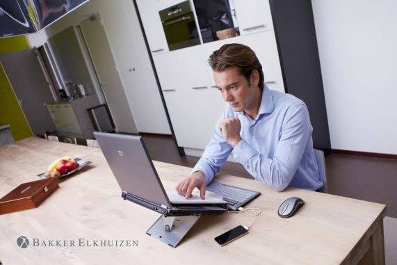 BakkerElkhuizen S-board 840 Design USB Tastatur UK-Englisch, QWERTY Grau, Weiß Ergonomisch, USB-Hub