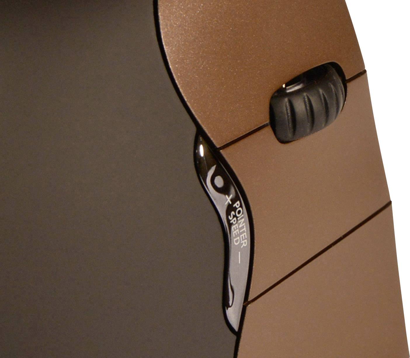 BakkerElkhuizen Evoluent 4 Small Ergonomische Maus Funk Optisch Braun 6 Tasten 2600 dpi Ergonomisch