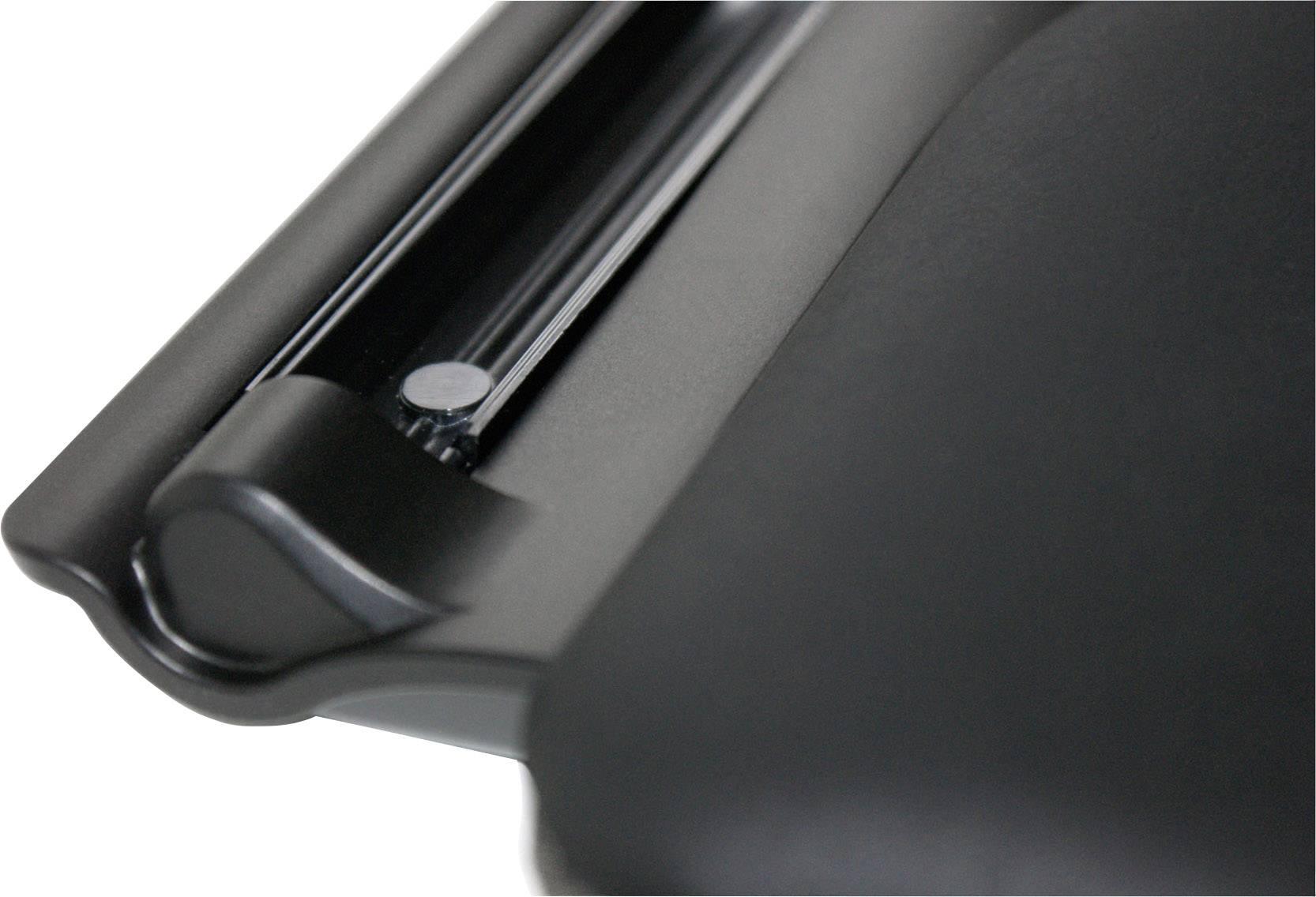 BakkerElkhuizen Ergoslider Plus Central Maus USB Schwarz 4 Tasten 800 dpi Ergonomisch, Handballenauflage