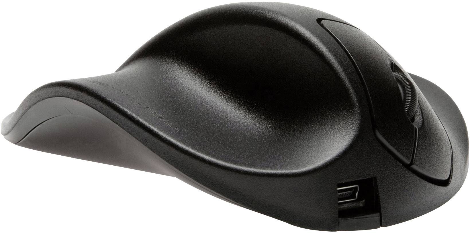 BakkerElkhuizen HandShoeMouse S Maus USB BlueTrack Schwarz 3 Tasten 1500 dpi Ergonomisch
