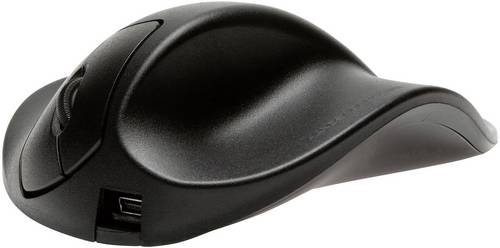 BakkerElkhuizen HandShoeMouse Extra Small USB Maus BlueTrack Ergonomisch Schwarz