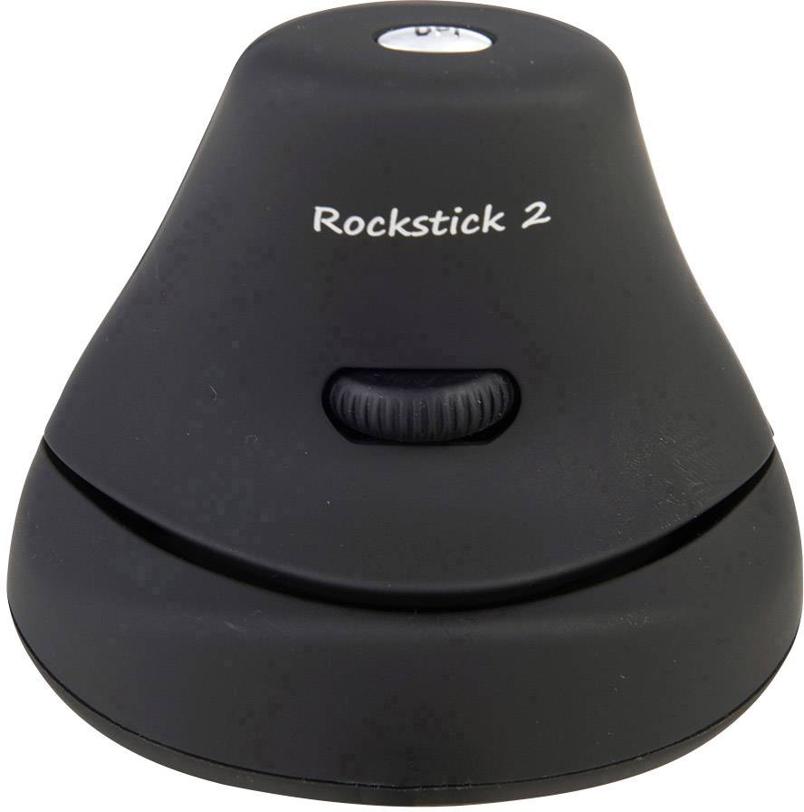 BakkerElkhuizen Rockstick2 Large Funk Maus Optisch Ergonomisch Schwarz