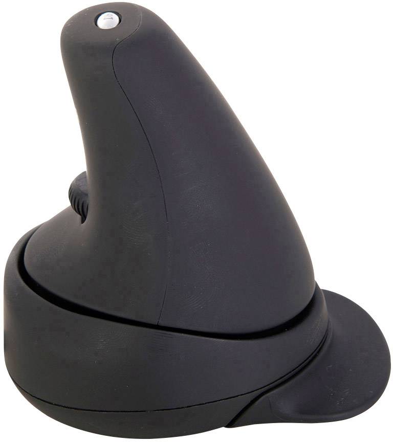 BakkerElkhuizen Rockstick2 Large Funk Maus Optisch Ergonomisch Schwarz