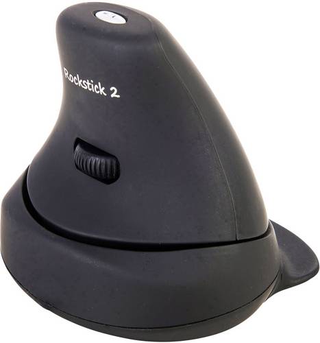 BakkerElkhuizen Rockstick2 Large Funk Maus Optisch Ergonomisch Schwarz