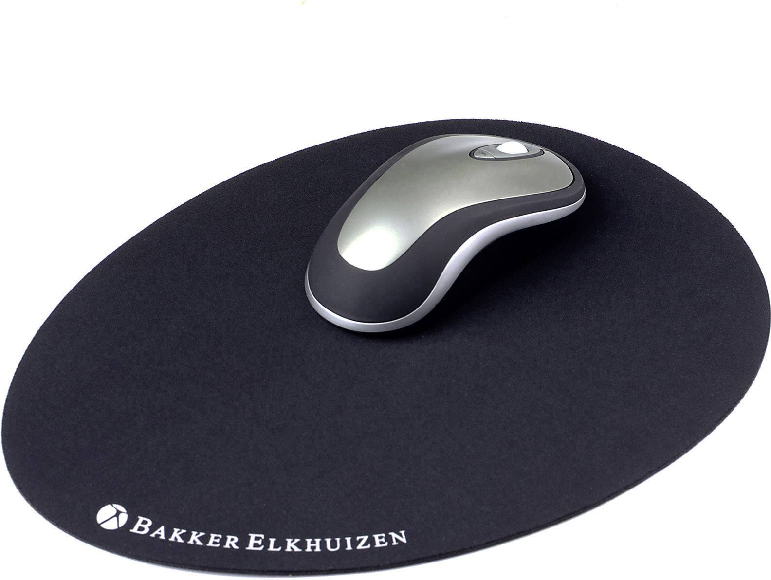 BakkerElkhuizen The Egg Mauspad Ergonomisch Schwarz (B x H x T) 300 x 2 x 230mm