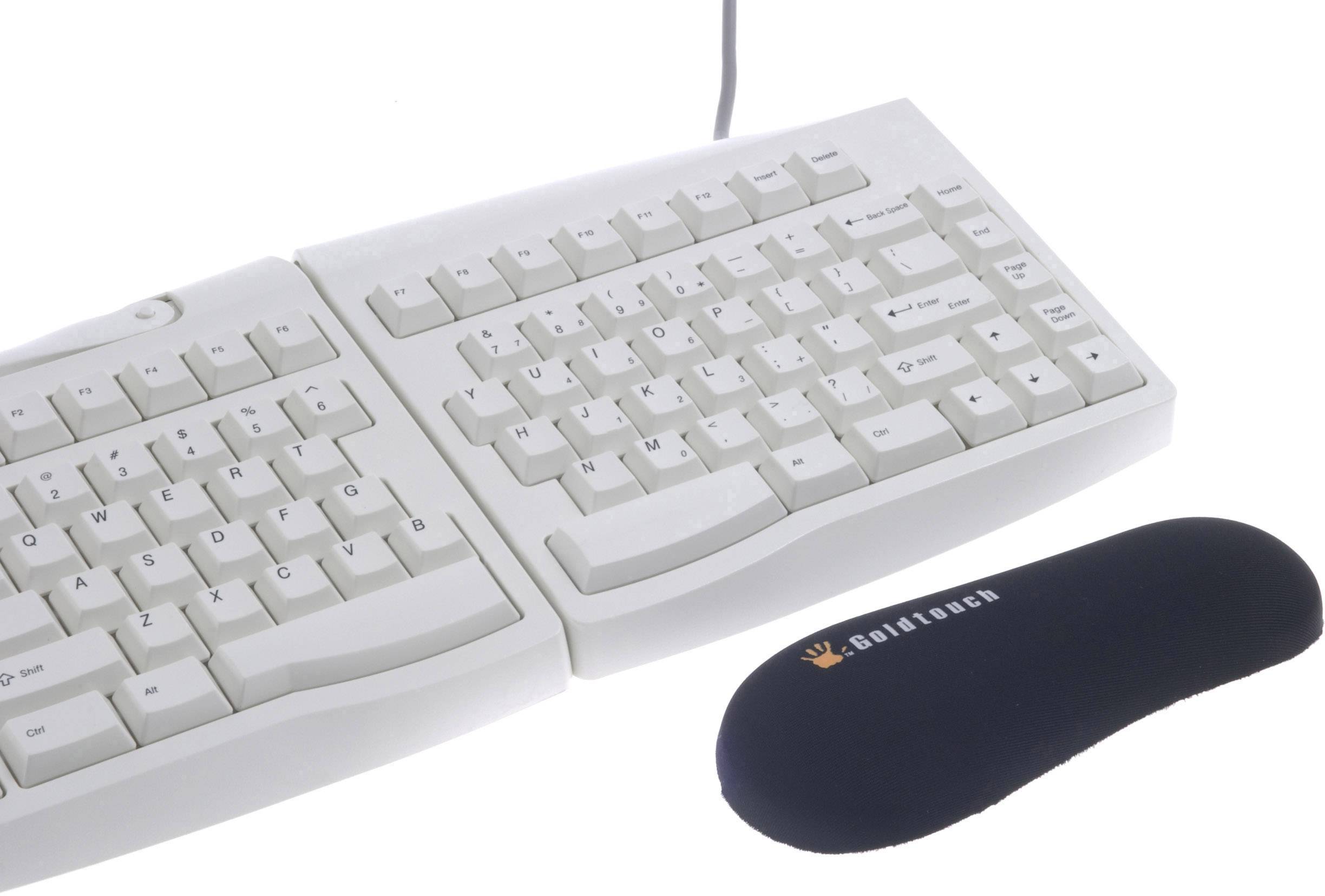 BakkerElkhuizen Goldtouch Wrist Rest Handballenauflage Ergonomisch Schwarz (B x H x T) 170 x 20 x 70mm