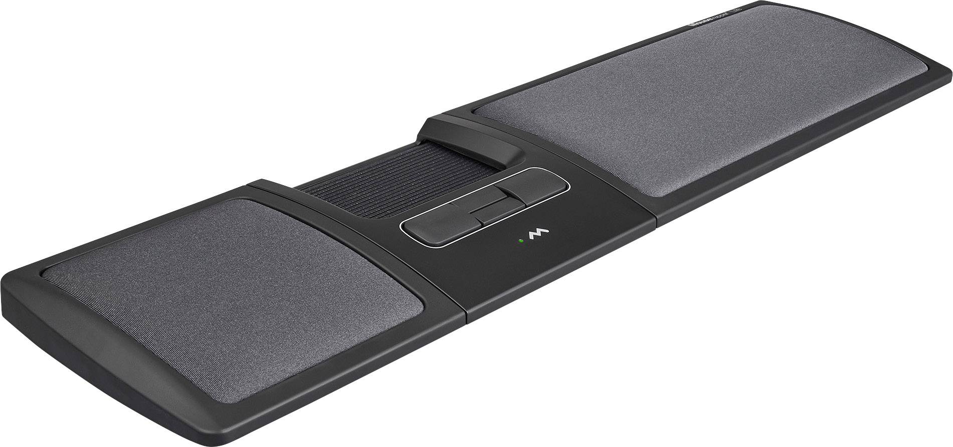 BakkerElkhuizen Mousetrapper Lite USB Maus Ergonomisch, Handballenauflage, Integriertes Touchpad, Maustasten Schwarz, Rot