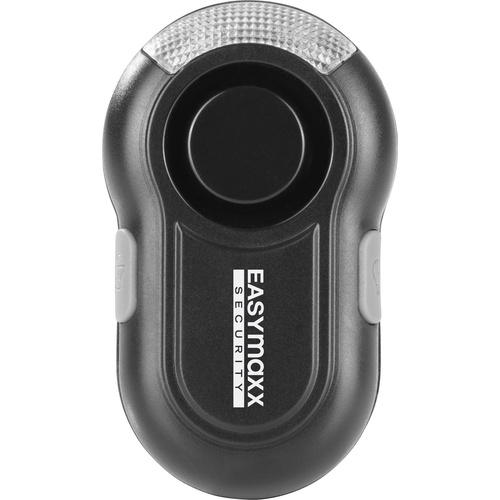 Easymaxx Taschenalarm mit Clip Schwarz 0403