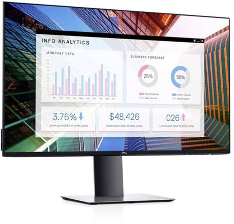Dell UltraSharp U2719D LED-Monitor 68.6 cm (27 Zoll) EEK F (A - G) 2560 x 1440 Pixel QHD 8 ms HDMI®, DisplayPort, USB 3.2 Gen 1 (USB 3.0), Klinke
