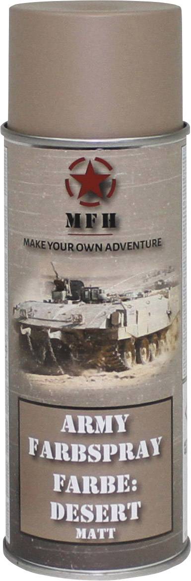 MFH - Military & Adventure 40348 Farbspray DESERT matt RAL 1019 400ml Wüstengelb (matt) 1 St. (B x H) 6.5cm x 20cm