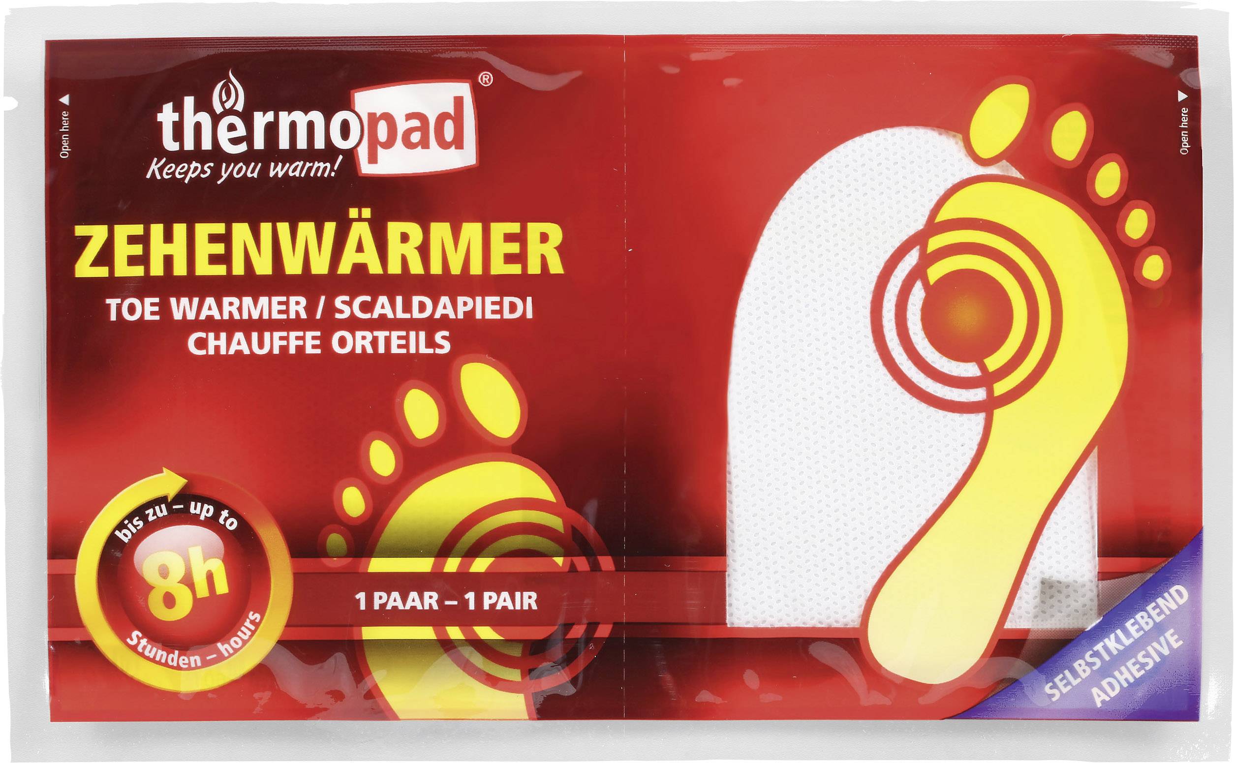 Thermopad natural warmer Zehenwärmer 2 St. TpZ31782 Betriebsdauer (max.) 8 h