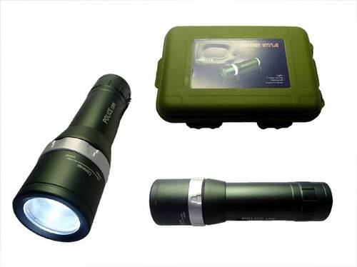 Berger & Schröter Police LED Taschenlampe batteriebetrieben 180lm 129g