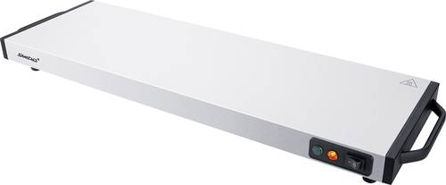 WP 120 Warmhalteplatte Edelstahl, Schwarz