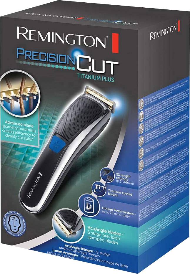Remington PrecisionCut Haarschneider PrecisionCut Schwarz (matt), Chrom