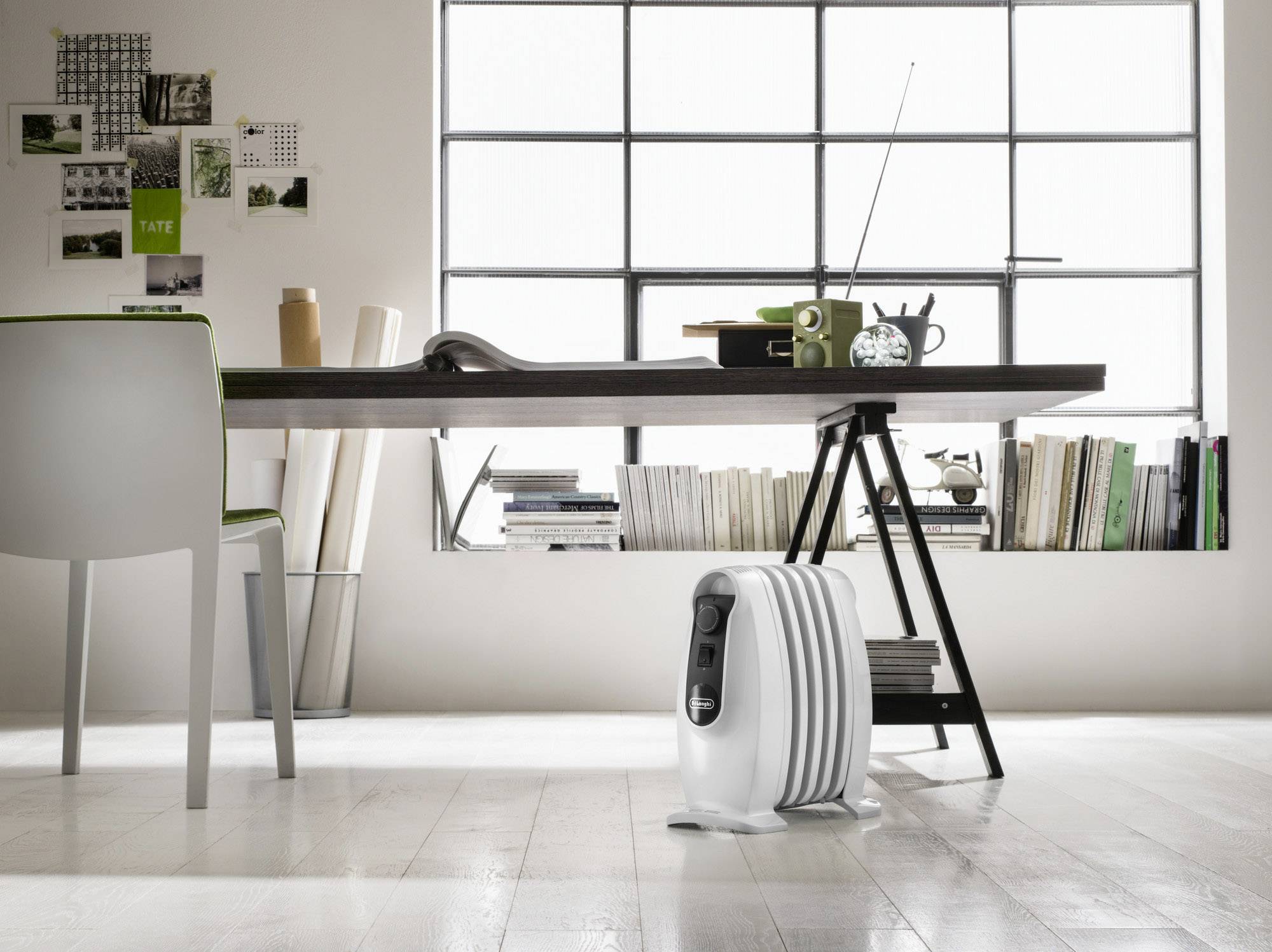 DeLonghi 0105051106 Ölradiator TRNS0505.M 15 m² 500 W Weiß