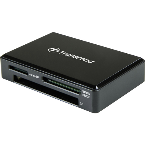 Transcend Externer Speicherkartenleser USB-C® USB 3.1 (Gen 1) Schwarz